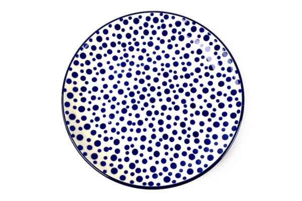 257 Bunzlau Dinerbord 1813X Crazy Dots 257 Dinerborden 25,5 cm